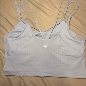 lululemon align ribbed tank. Sky Blue (windmill) Strappy Sports Bra